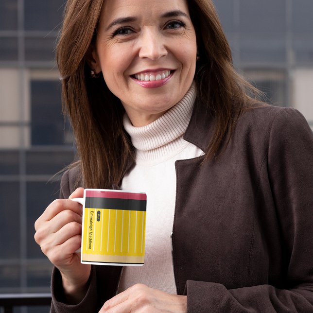 Mug Personnalisé No 2 Pencil Enseignant's Fun (Créateur téléchargé)