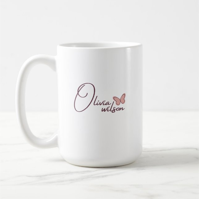 Mug personnalisé, nom personnalisé, (Gauche)