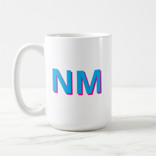Mug personnalisé nom personnalisé lettre style mig