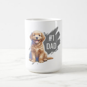 Mug Personnalisé Numéro 1 Papa Chien Chien Chien Chien