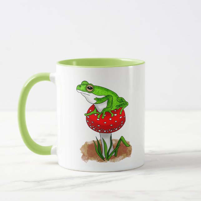 Mug Personnalisé Obtenez Froggy avec | Frog drôle (Gauche)