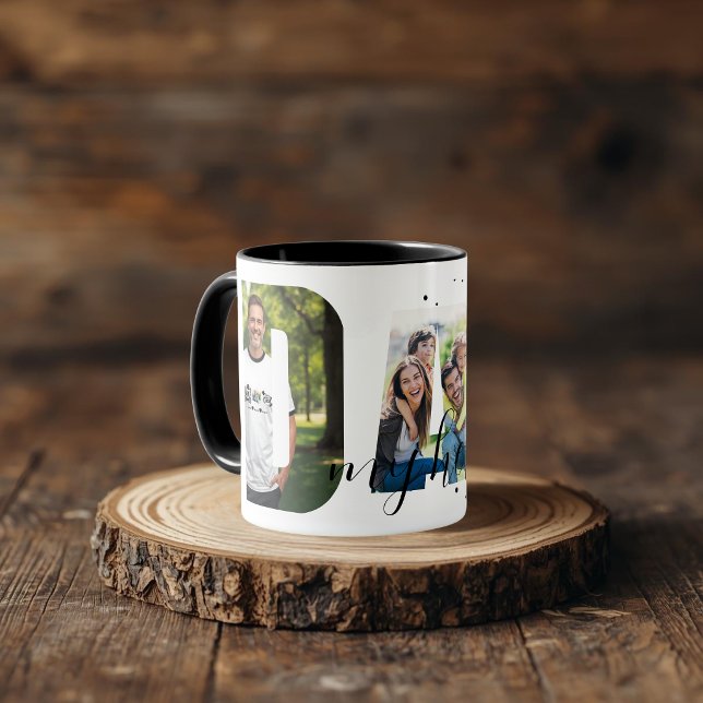 Mug personnalisé « PAPA mon héros » (Créateur téléchargé)