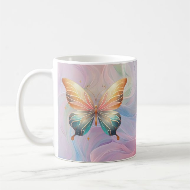 Mug personnalisé Papillon Mystique (Gauche)