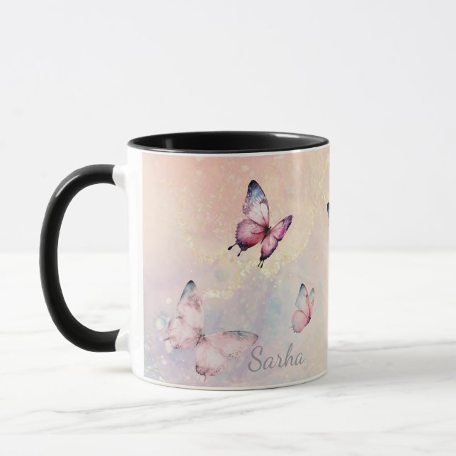 Mug personnalisé Papillon MystiqueMug (Gauche)