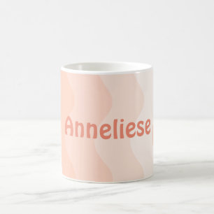 Mug Personnalisé Peach Wavy
