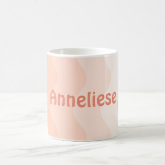 Mug Personnalisé Peach Wavy