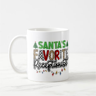 Mug Personnalisé Père Noël Favori Réceptionniste