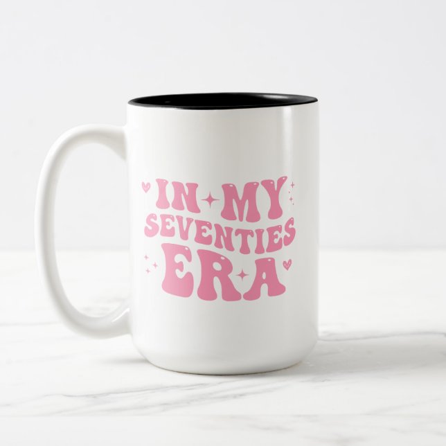Mug Personnalisé pour 70 ans : Dans Mes Soixante-d (Gauche)