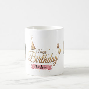 Mug personnalisé pour anniversaire avec photo et n