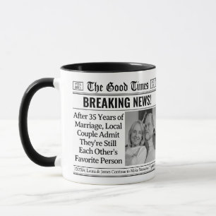 Mug personnalisé pour anniversaire de mariage, Jou