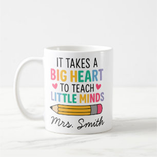 Mug personnalisé pour enseignant, Nom de l'enseign