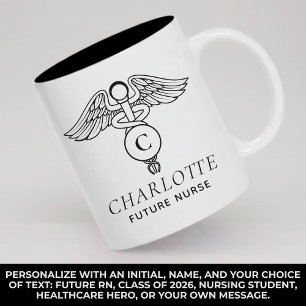 Mug Personnalisé pour Infirmière Diplômée Cadeau p