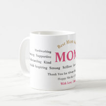 Mug personnalisé pour la fête des Mères
