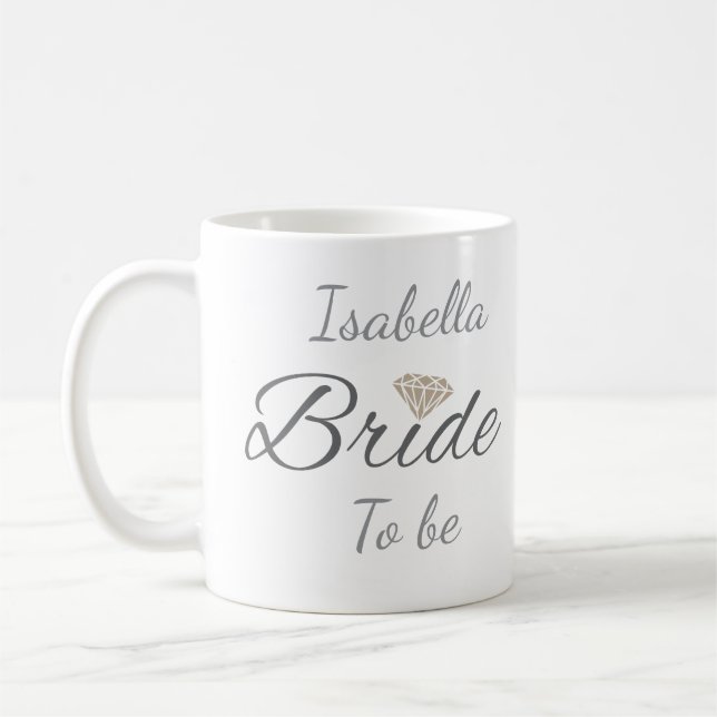 Mug Personnalisé pour la Future Mariée – Ensemble  (Gauche)