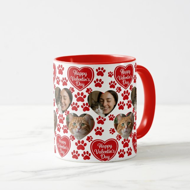Mug personnalisé pour la Saint-Valentin pour les a (Devant droit)