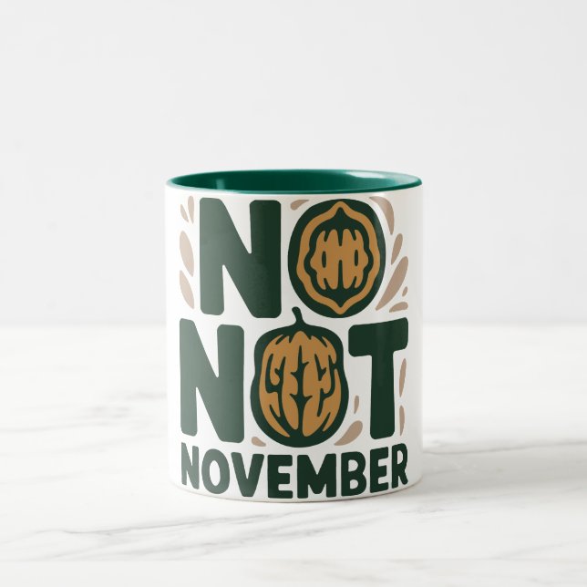 Mug personnalisé pour le défi No Nut November – Ta (Centre)