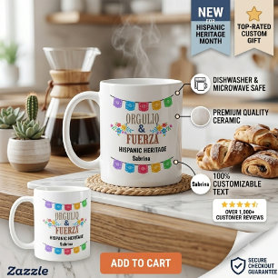Mug Personnalisé pour le Mois de l'Héritage Hispan