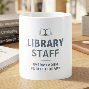 Mug Personnalisé pour le personnel de la bibliothèque 