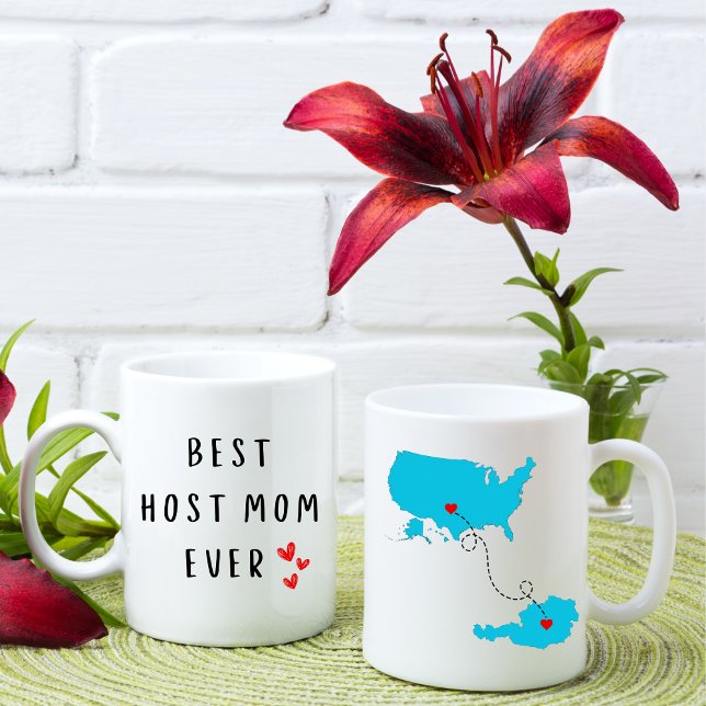 Mug personnalisé pour maman hôte - Au paire cadeau (Créateur téléchargé)