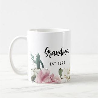 Mug Personnalisé Première Fois Grandma Cadeau Jardin R