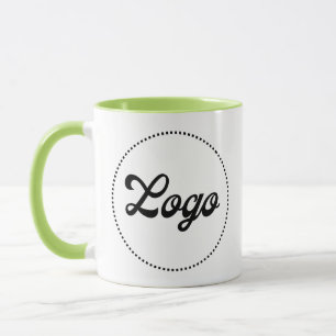 Mug personnalisé promotionnel LIME GREEN Combo Log