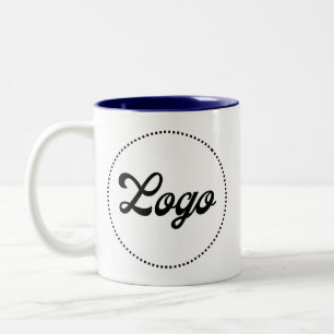 Mug personnalisé promotionnel NAVY BLUE à logo bic
