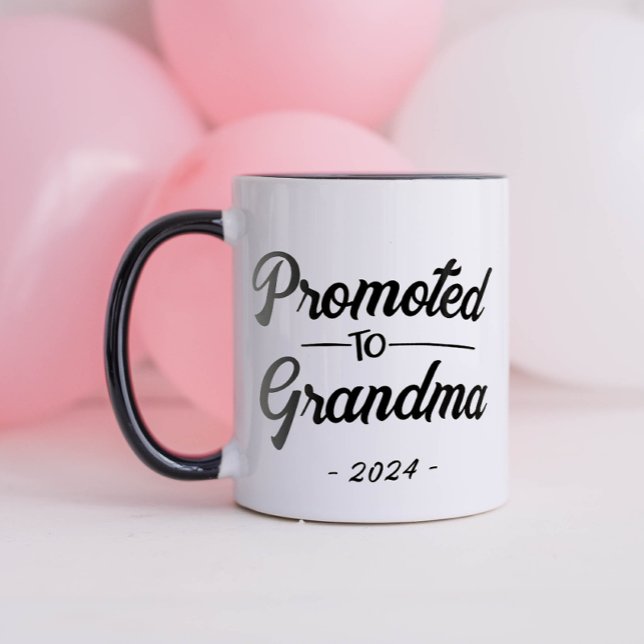 Mug Personnalisé Promu Grand-mère (Créateur téléchargé)