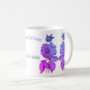 Mug Personnalisé Rainbow Peony
