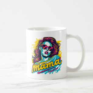 Mug Personnalisé Retro Mama Pop Art (12)