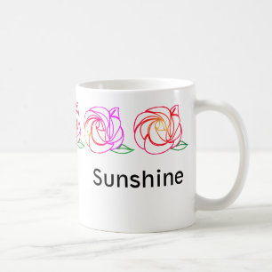 Mug personnalisé Rose moderne