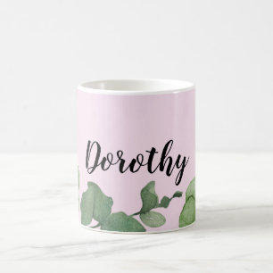 Mug Personnalisé Rose, Romantique Whimsical