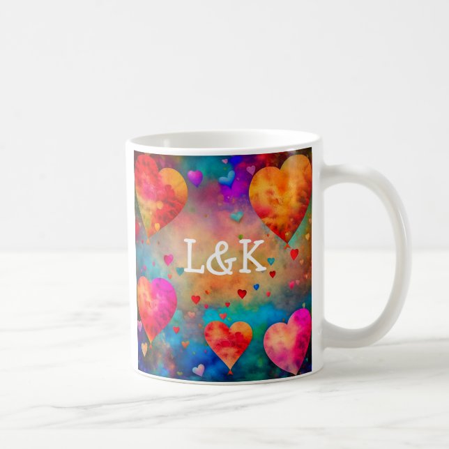 Mug Personnalisé Saint Valentin Romantique Keepsaké (Droite)