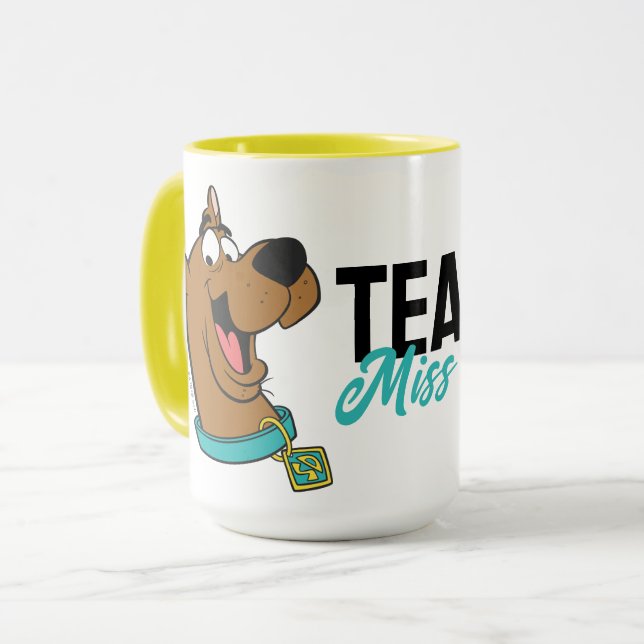 Mug Personnalisé | Scooby-Doo Professeur de visage heu (Devant gauche)