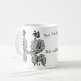 Mug Personnalisé Silver Peony