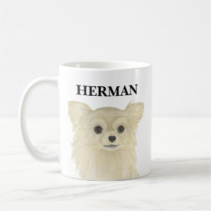 Mug Personnalisé Tan Long Haired Chihuahua