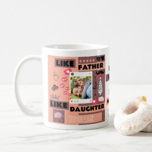 Mug Personnalisé "Tel Père Telle Fille, Oh Mon Dieu"