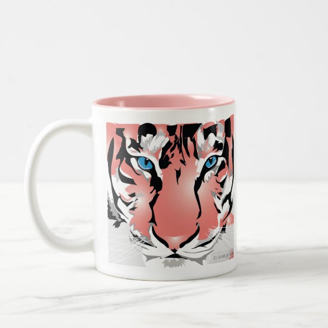 MUG PERSONNALISÉ - TIGER DE PÊCHE (Gauche)