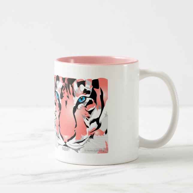 MUG PERSONNALISÉ - TIGER DE PÊCHE (Droit)