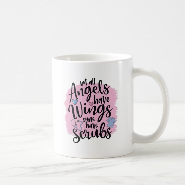 Mug Personnalisé, Tous les anges n'ont pas d'ailes de  (Droite)