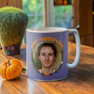 Mug Personnalisé "Traitez-Vous Bien" Violet