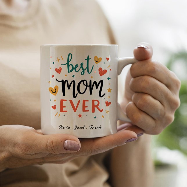 Mug personnalisé - Un cadeau de coeur pour Best Mo (Créateur téléchargé)