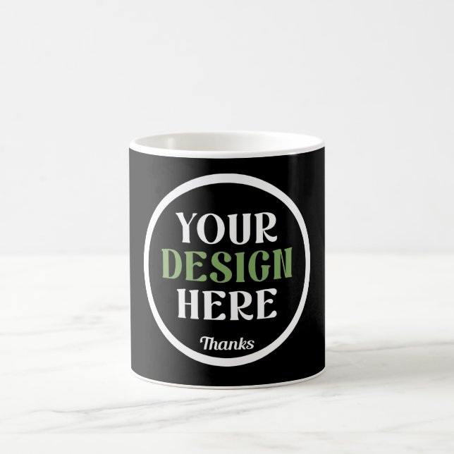 Mug personnalisé, unique, élégant et minimaliste (Centre)