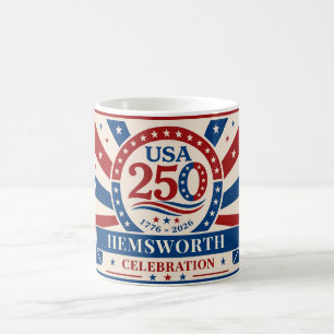 Mug Personnalisé Vintage Amérique 250 1776 -2026
