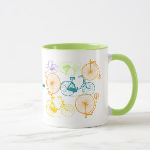 Mug Personnalisé Vintage moderne Vélo Neon Motif