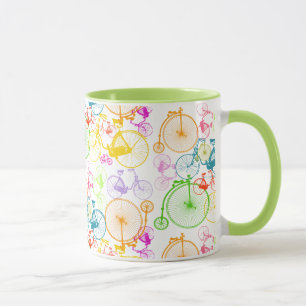 Mug Personnalisé Vintage moderne Vélo Neon Motif