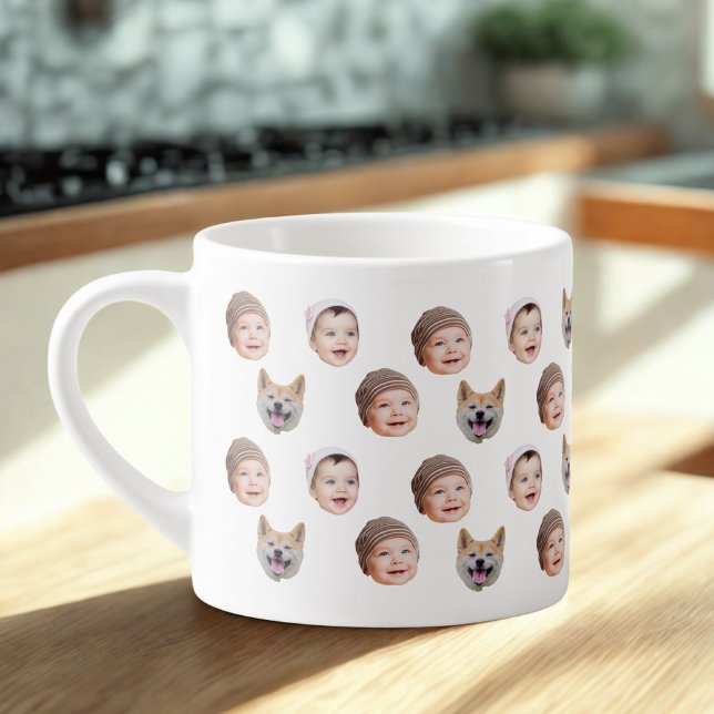 Mug personnalisé visage bébé, Custom Family 3 Phot (Créateur téléchargé)