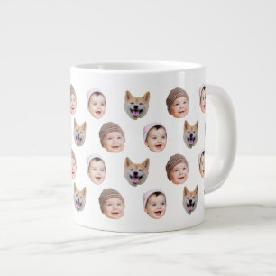 Mug personnalisé visage bébé, Custom Family 3 Phot