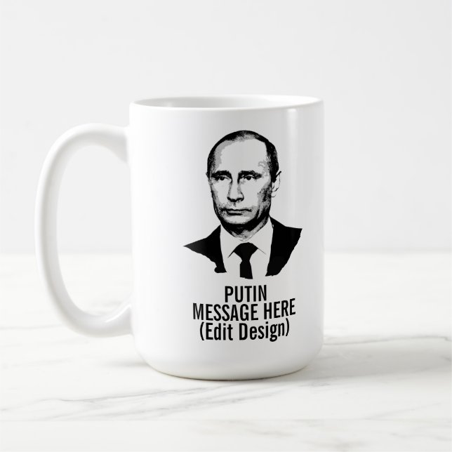MUG PERSONNALISÉ VLADIMIR POUTINE (Gauche)
