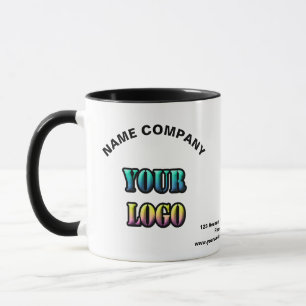 Mug Personnalisé votre espace de texte de logo nom soc