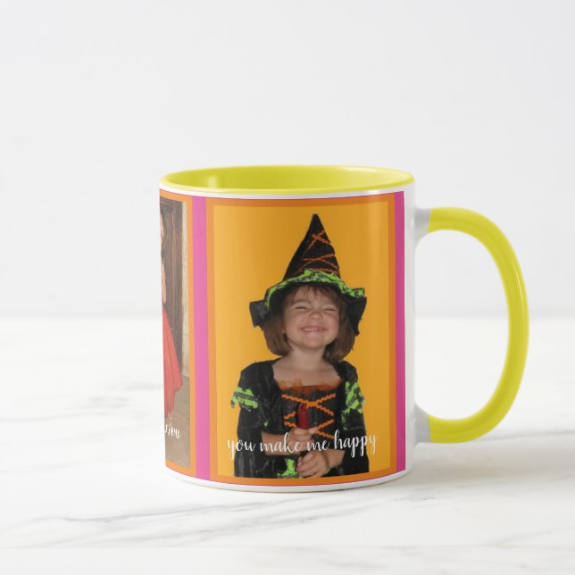 Mug Personnalisé "Vous êtes mon soleil" Happy Modèle p (Droite)